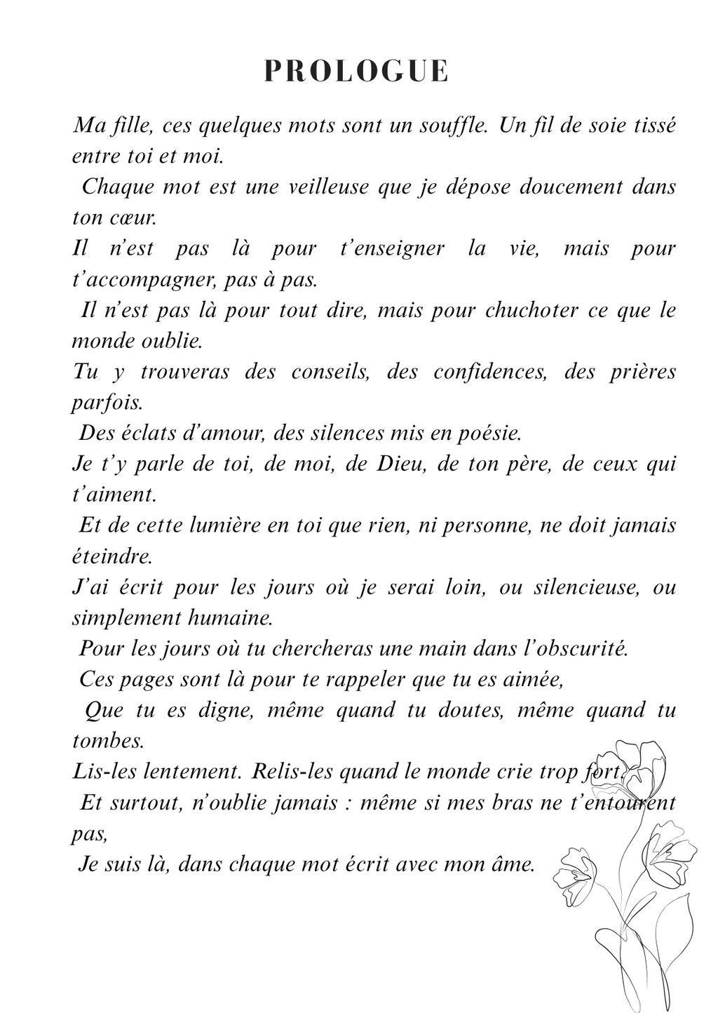 E-book Lettre à ma fille - Ces quelques mots que j'aurai aimé te dire