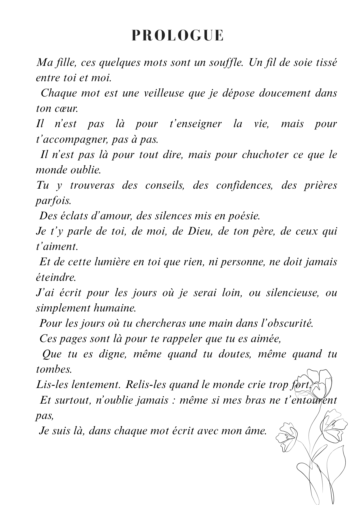 E-book Lettre à ma fille - Ces quelques mots que j'aurai aimé te dire